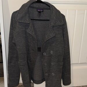 Patagonia Gray Double-Breasted Jacket